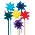 4" Solid Colored Pinwheel